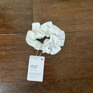 Lululemon white scrunchie